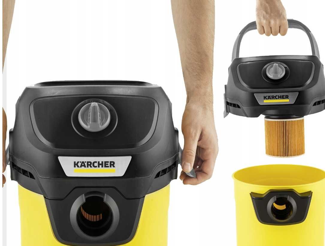 Nowoczesny ODKURZACZ Przemysłowy Karcher + Nadmuch | RABAT