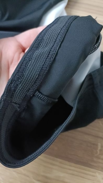 Spodenki rowerowe na szelkach kolarskie czarne 42 XL