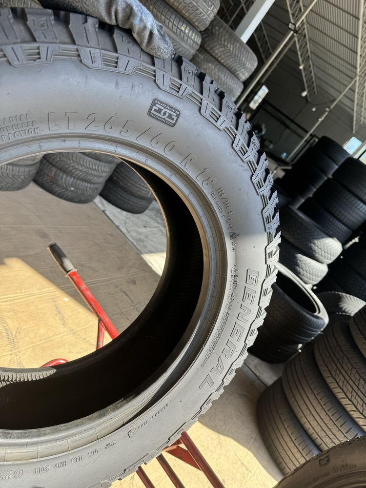 4x 265/60R18 119/116S General Grabber AT3 2019-2021 год 6-8mm