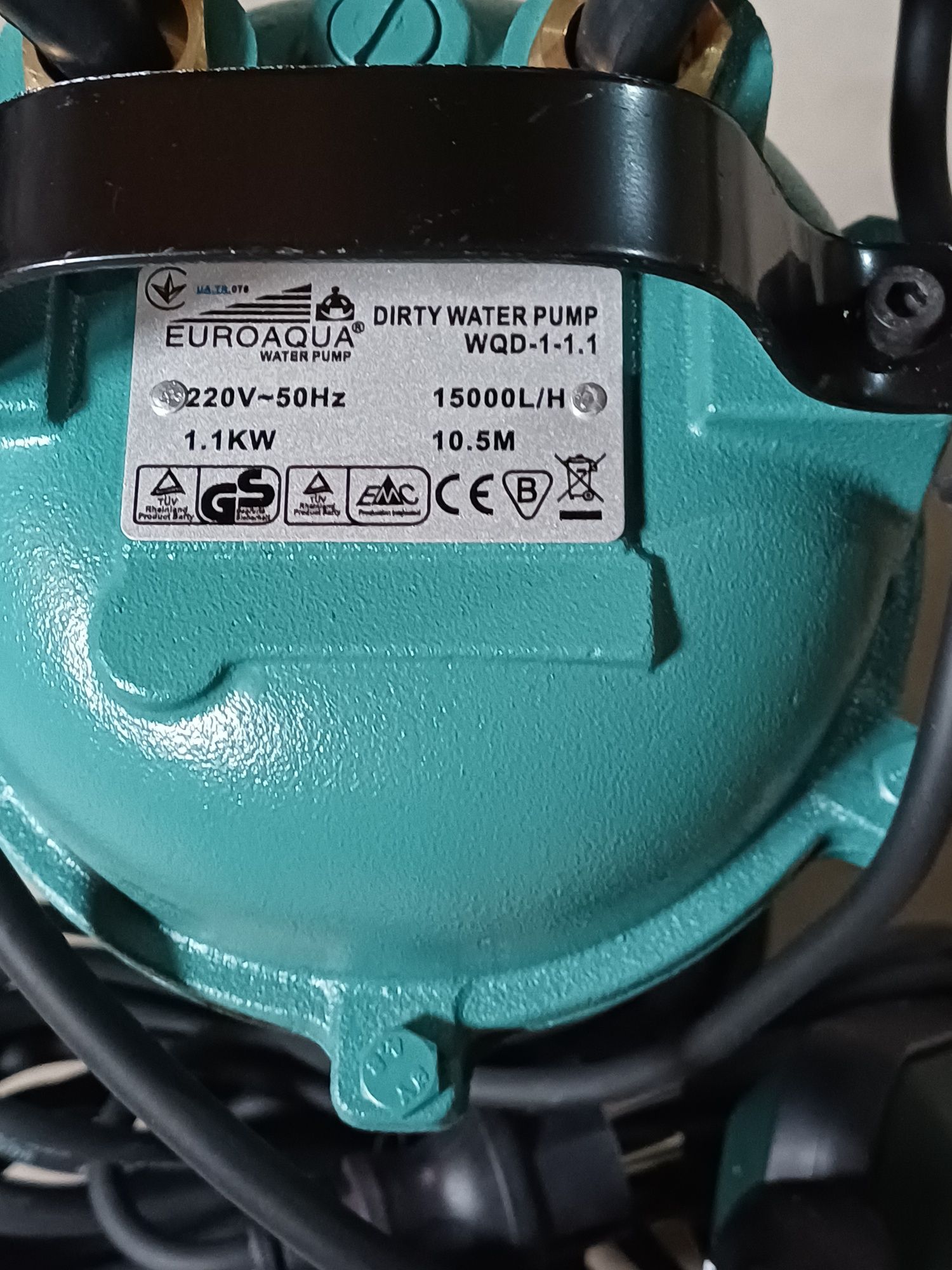 Насос для септика 24 місяців гарантія EUROAQUA WQD 1.1kW