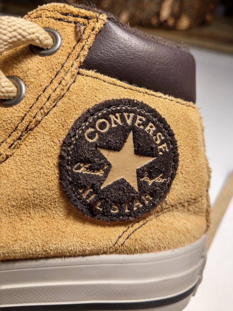 Trampki Converse piaskowy zamsz 28,5 17,5cm