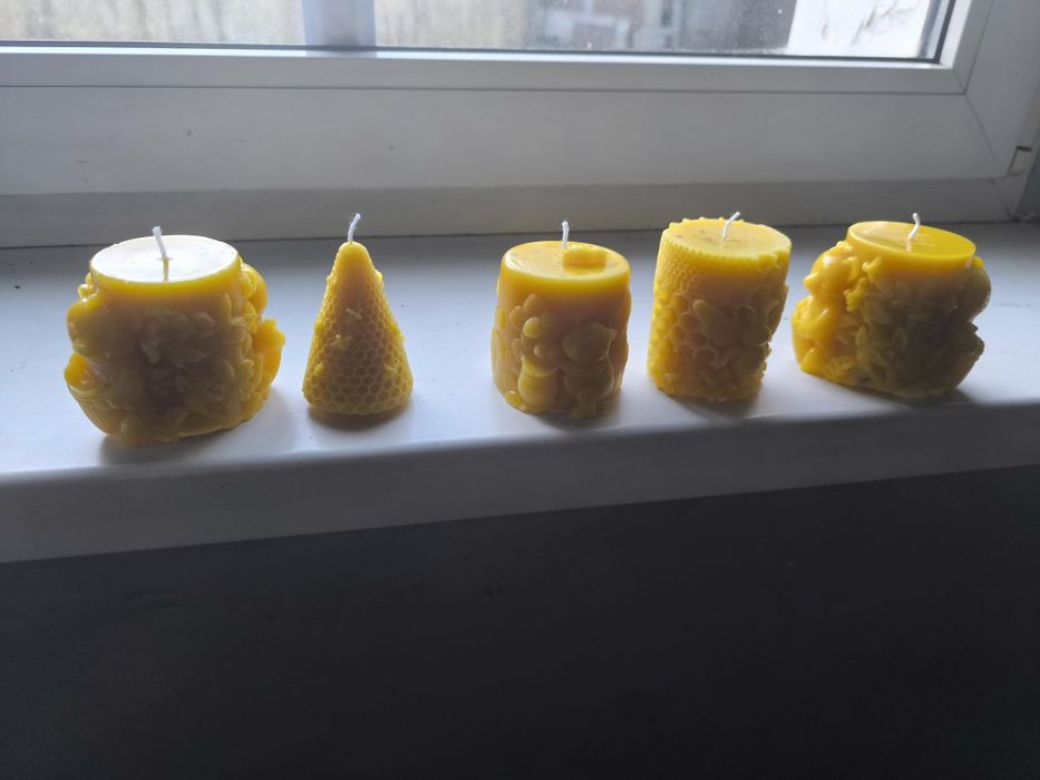 Sprzedam świeczki z wosku pszczelego