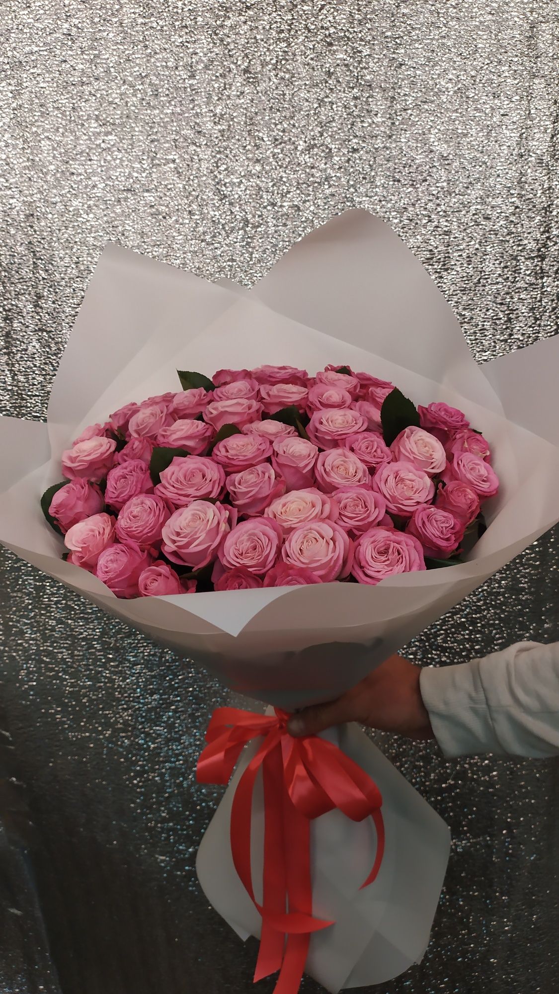 Букет роз, букет 51 роза, букет 101 роза, цветы, букеты Киев, доставка