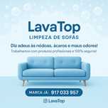 Limpeza de sofás