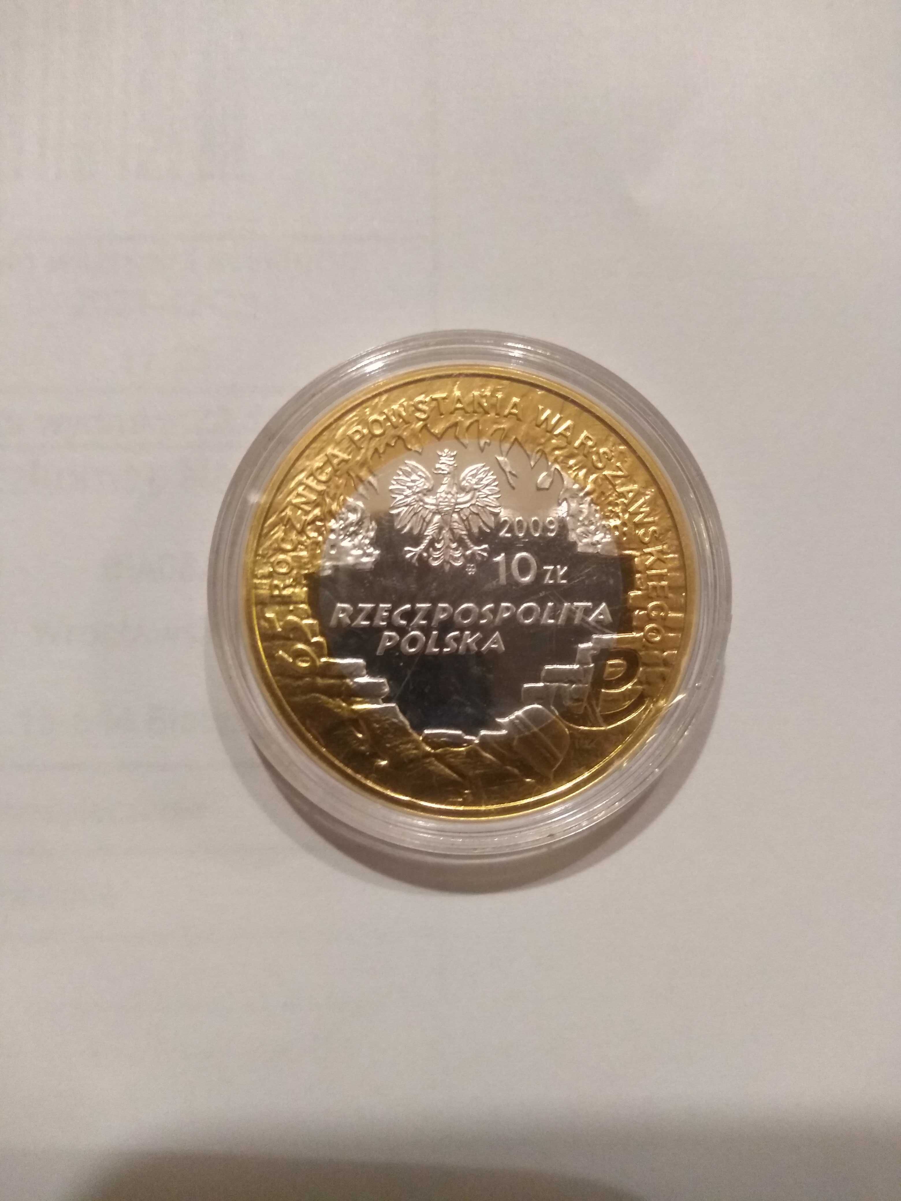 Srebrna moneta kolekcjonerska 10 złotych K.K. Baczyński