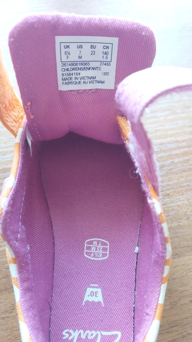 Кеди Clarks 23 р.