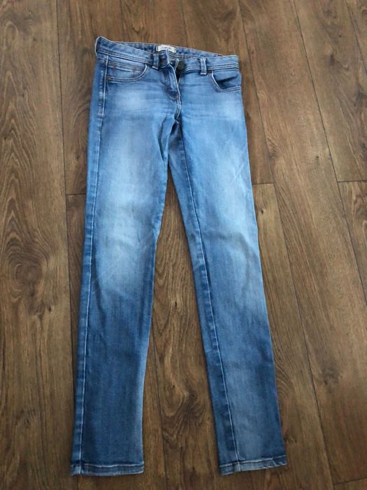 Spodnie jeansy skinny niskiem stanem