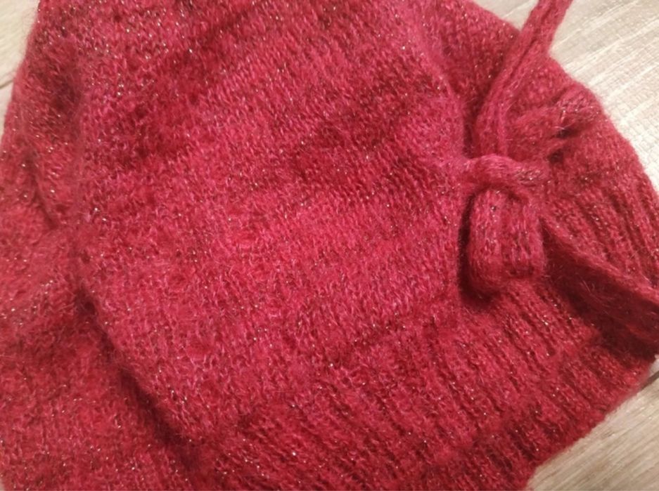 Berecik rozowy czapka jesien  110-116