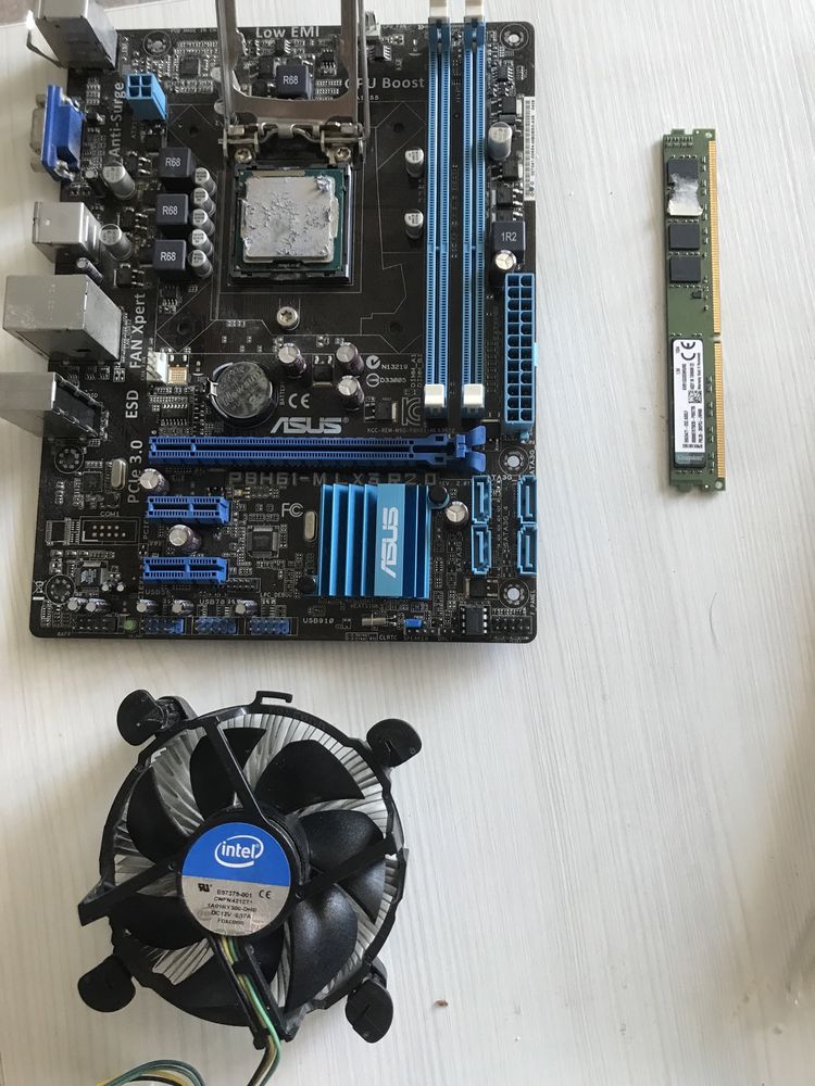 Проц i5 3470,  материнська плата не работает, ddr3 8g