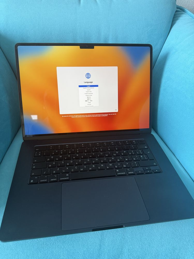 MacBook Air 15” M2 (2023) Midnight — чудовий стан, Київ