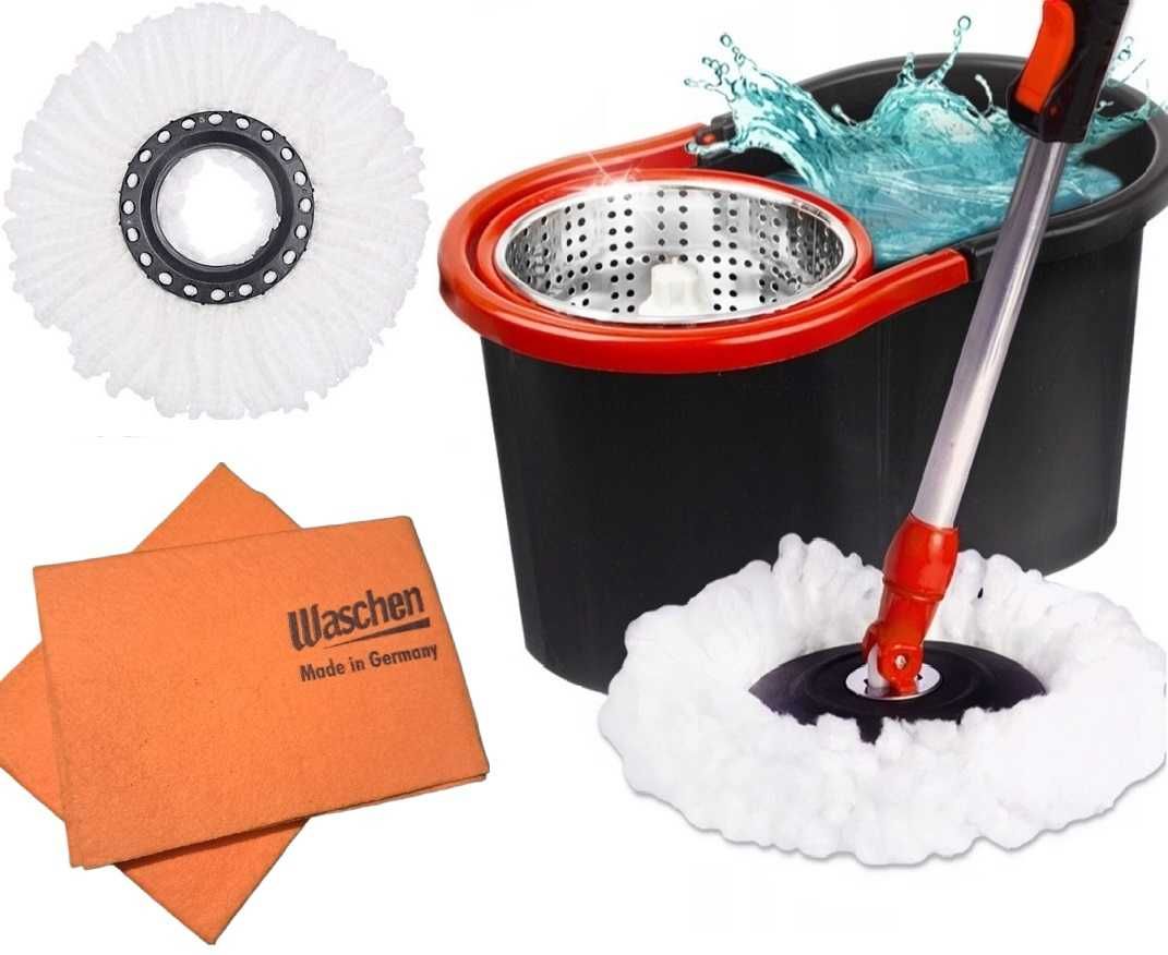 Tani MOP obrotowy ROTACYJNY 360 TURBO 3w1 2+ wkłady 2+ ścierki