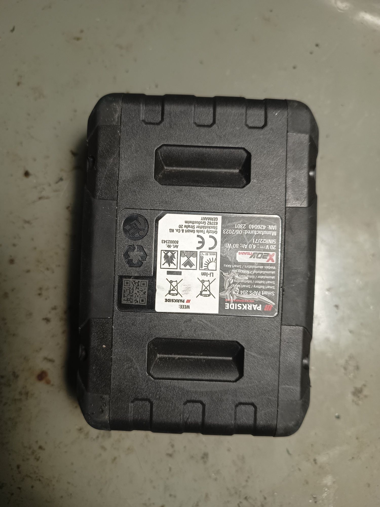Akumulator parkside x20v 4ah smart