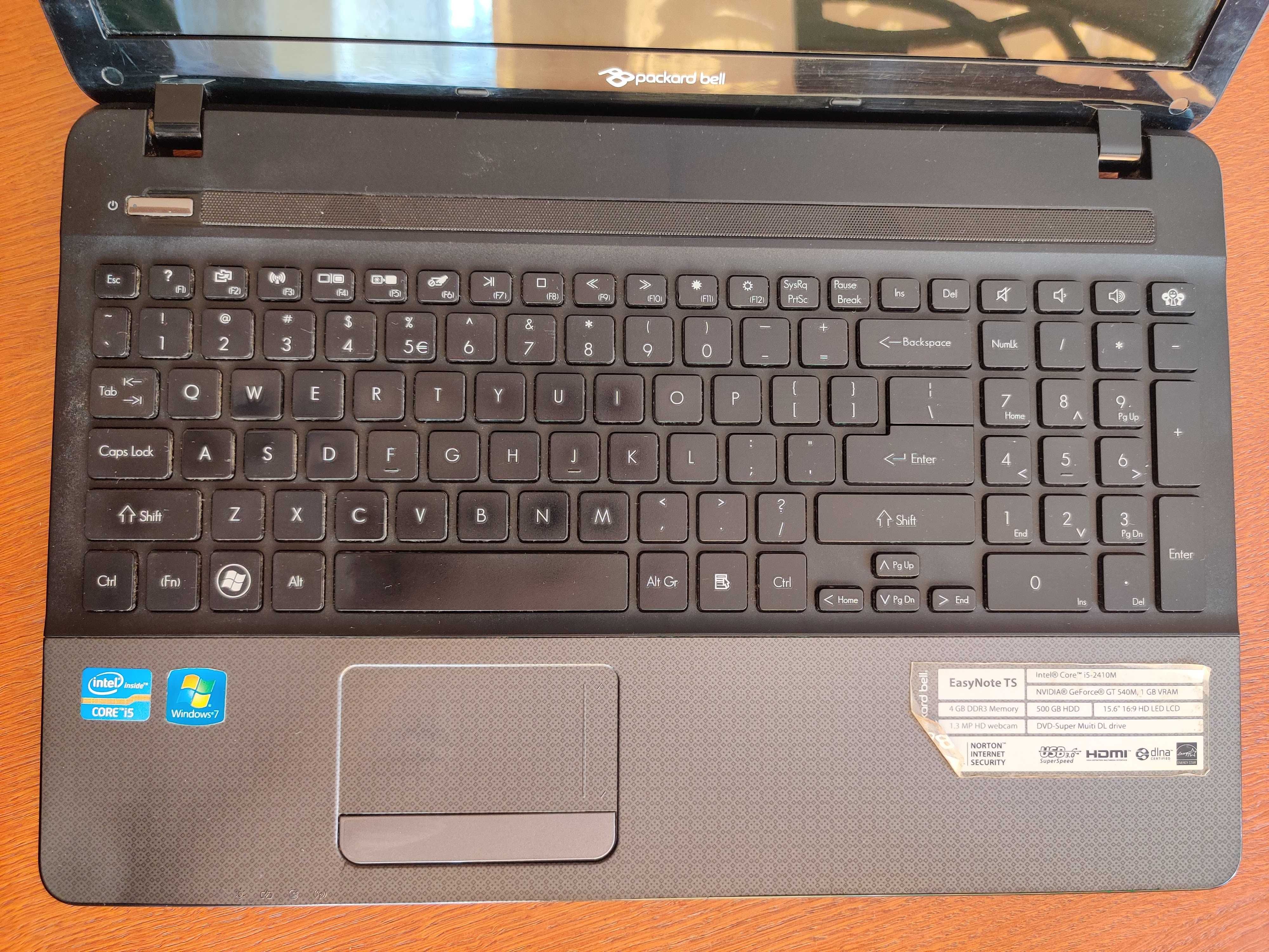 Laptop Packard Bell P5WS0