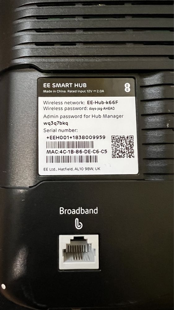 ee smart hub,роутер