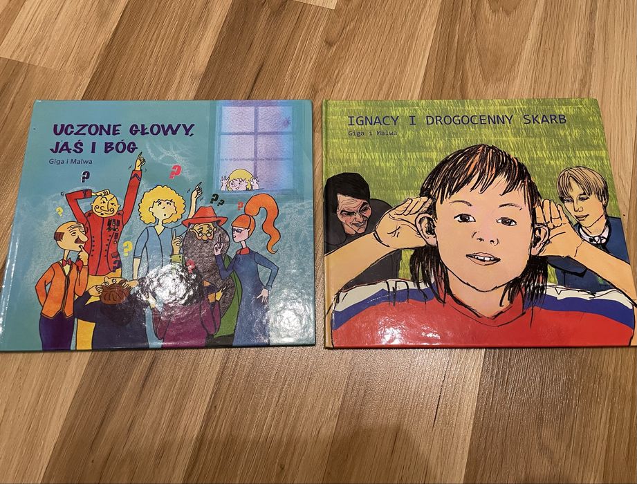 Zestaw 2 książek Uczone głowy, Jaś i Bóg. Ignacy i drogocenny skarb