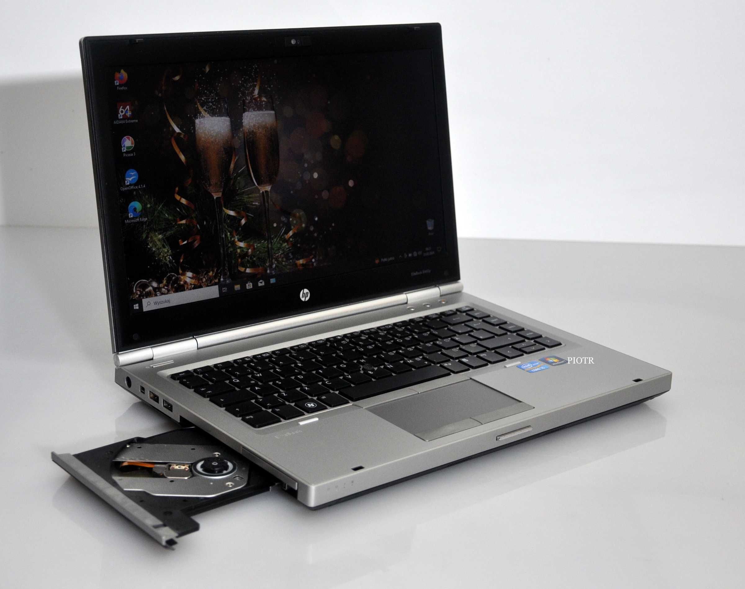 Mocny laptop HP EliteBook 8460p i5 8GB RAM SSD128GBw magnezowej obudow