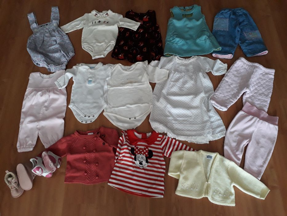 Roupa de Bebé Menina 3 a 6 Meses (16 peças)