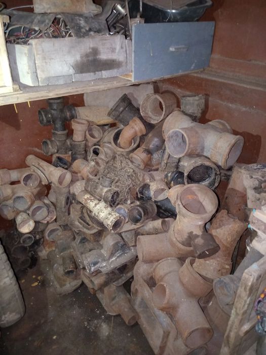 Канализация, Чугунные трубы ДУ-50, муфты, тройники, крестовины  ДУ100