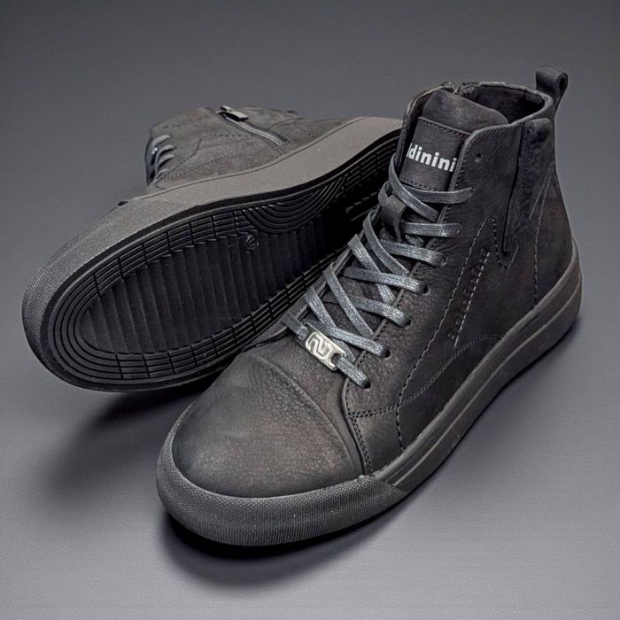 Теплі шкіряні черевики на байке Hugo, Calvin Klein, Baldinini