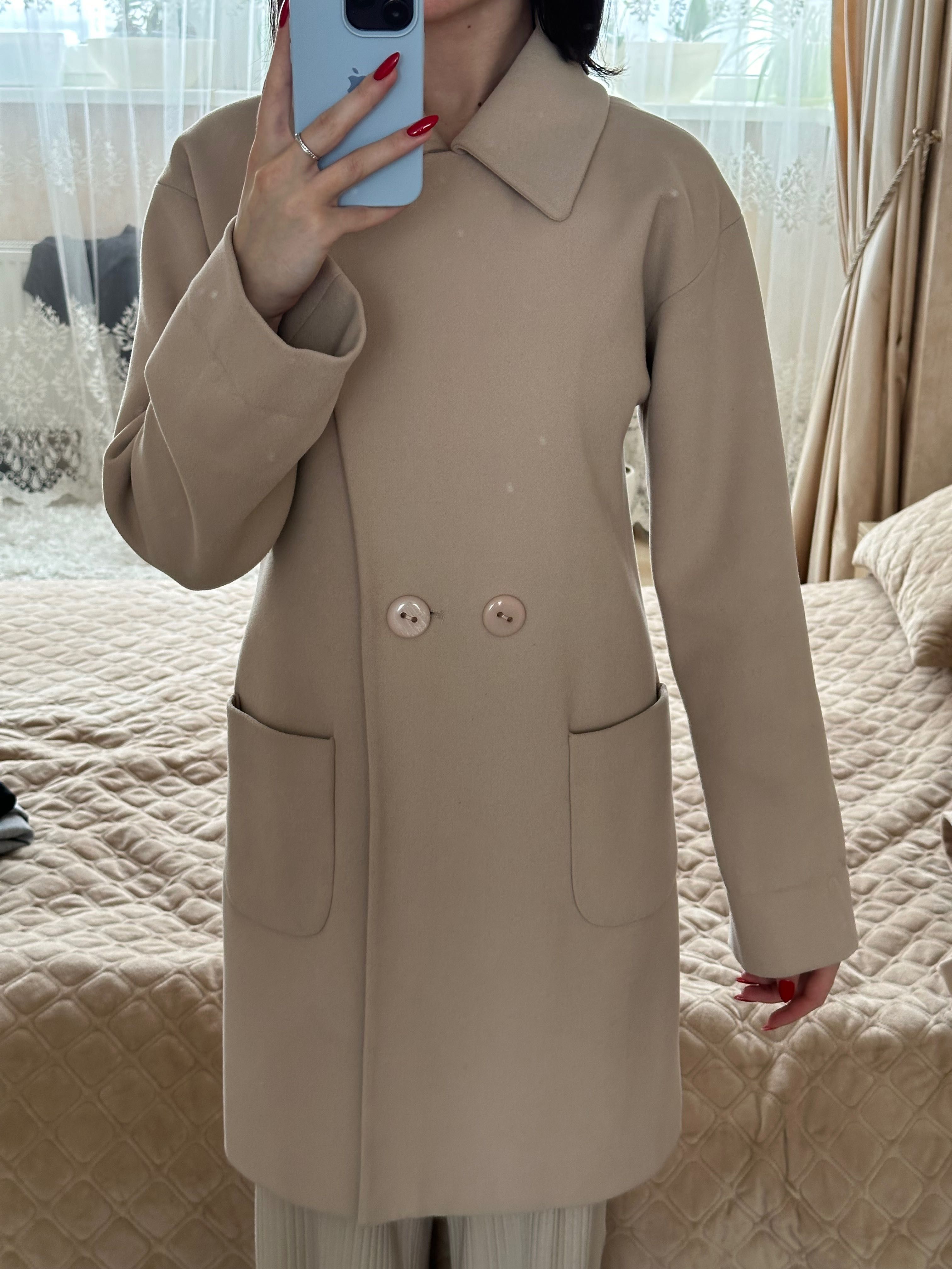 кашемірове жіноче пальто