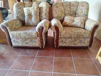 2 Poltronas + sofá cama vintage
