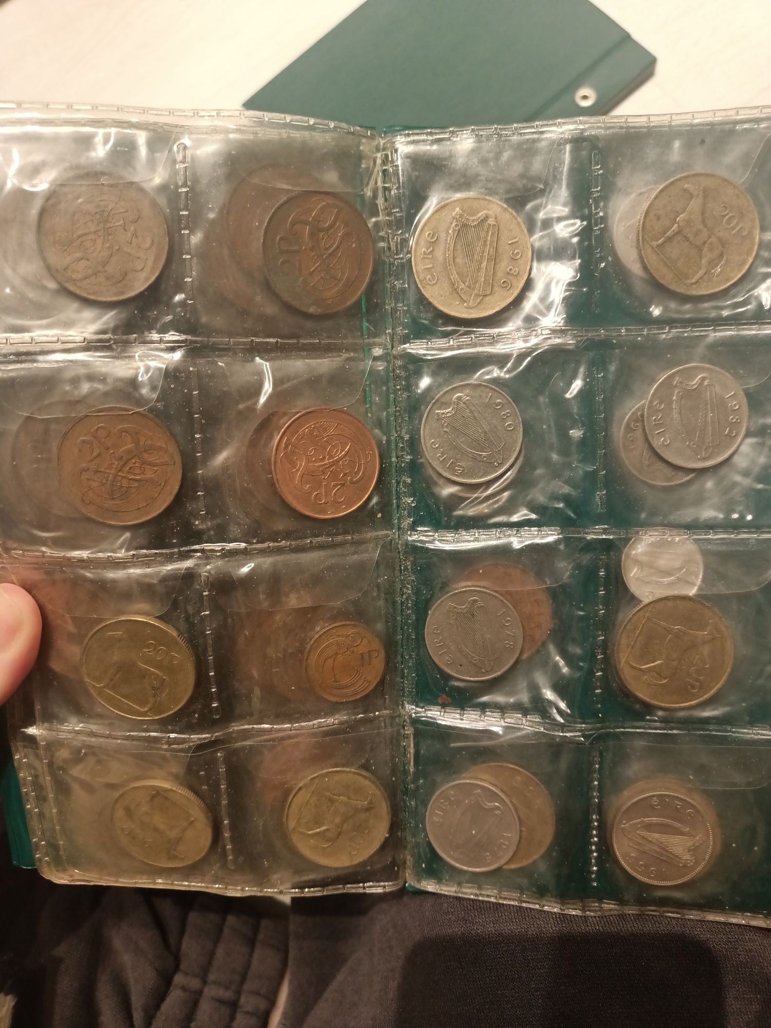 Zestaw klaserów - Irlandia, Eire 5, 10, 20, 50