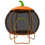 Дитячий батут із захисною сіткою WCG Pumpkin