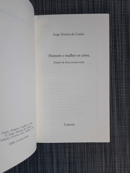 Ensaio de Ética Sexual Cristã - Jorge Teixeira Cunha