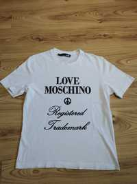 Biała Koszulka Love Moschino