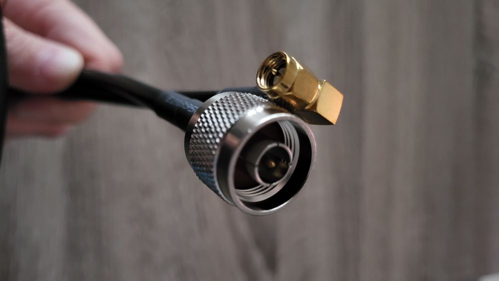 Кабель N Male to SMA Male 90°  LMR240 1.5 м