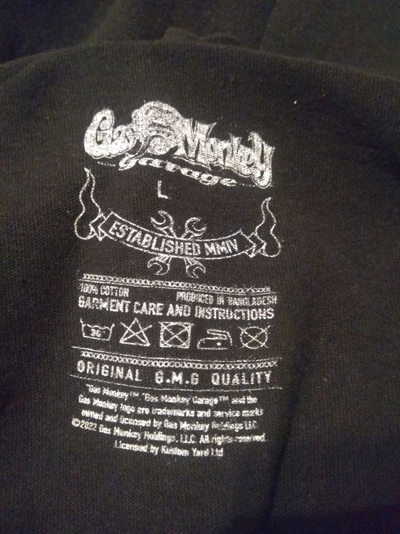 L Gas Monkey Garage 2004 oryginalna koszulka