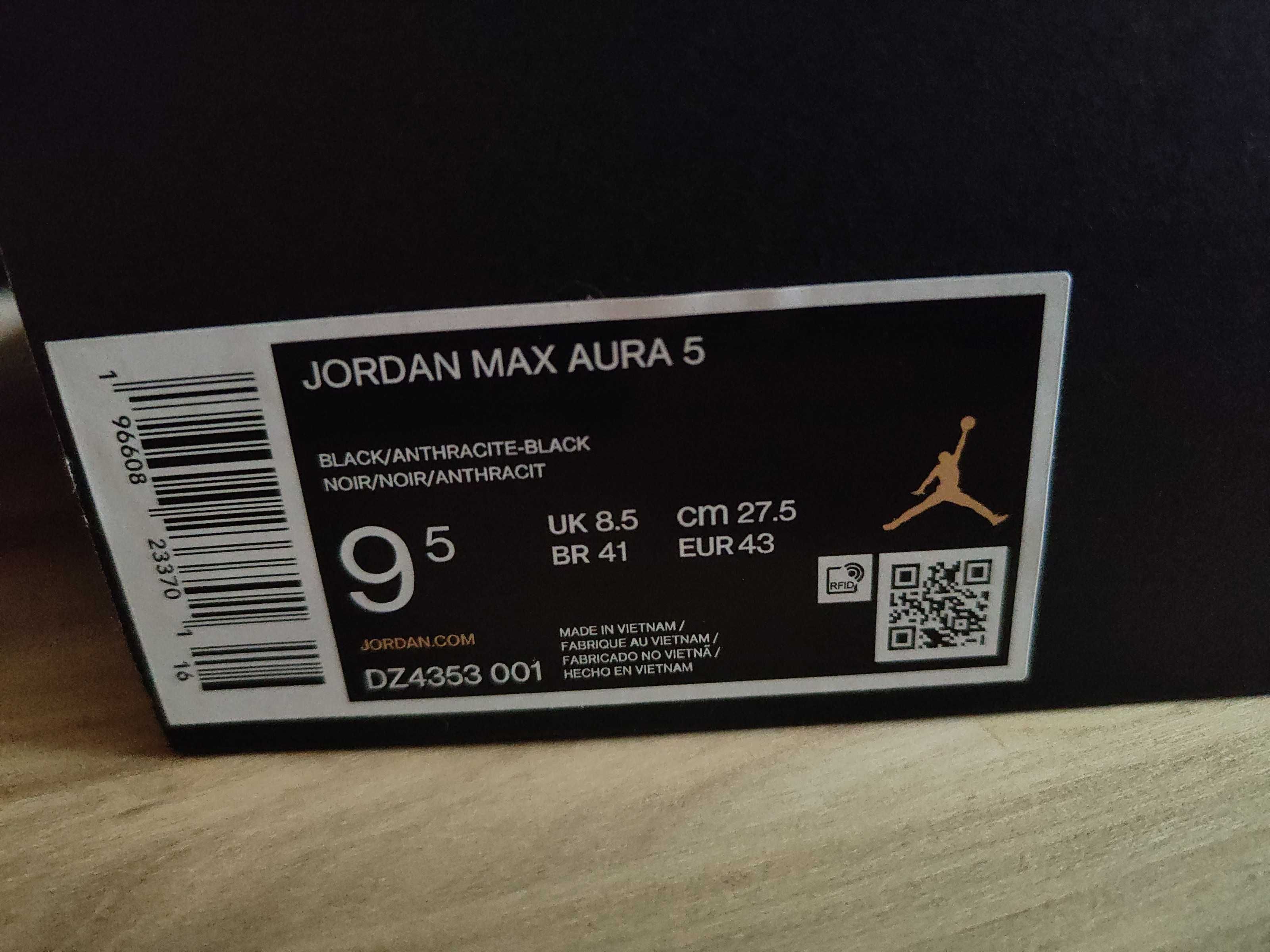 Кросівки Jordan Max Aura 5 оригінал DZ4353-001