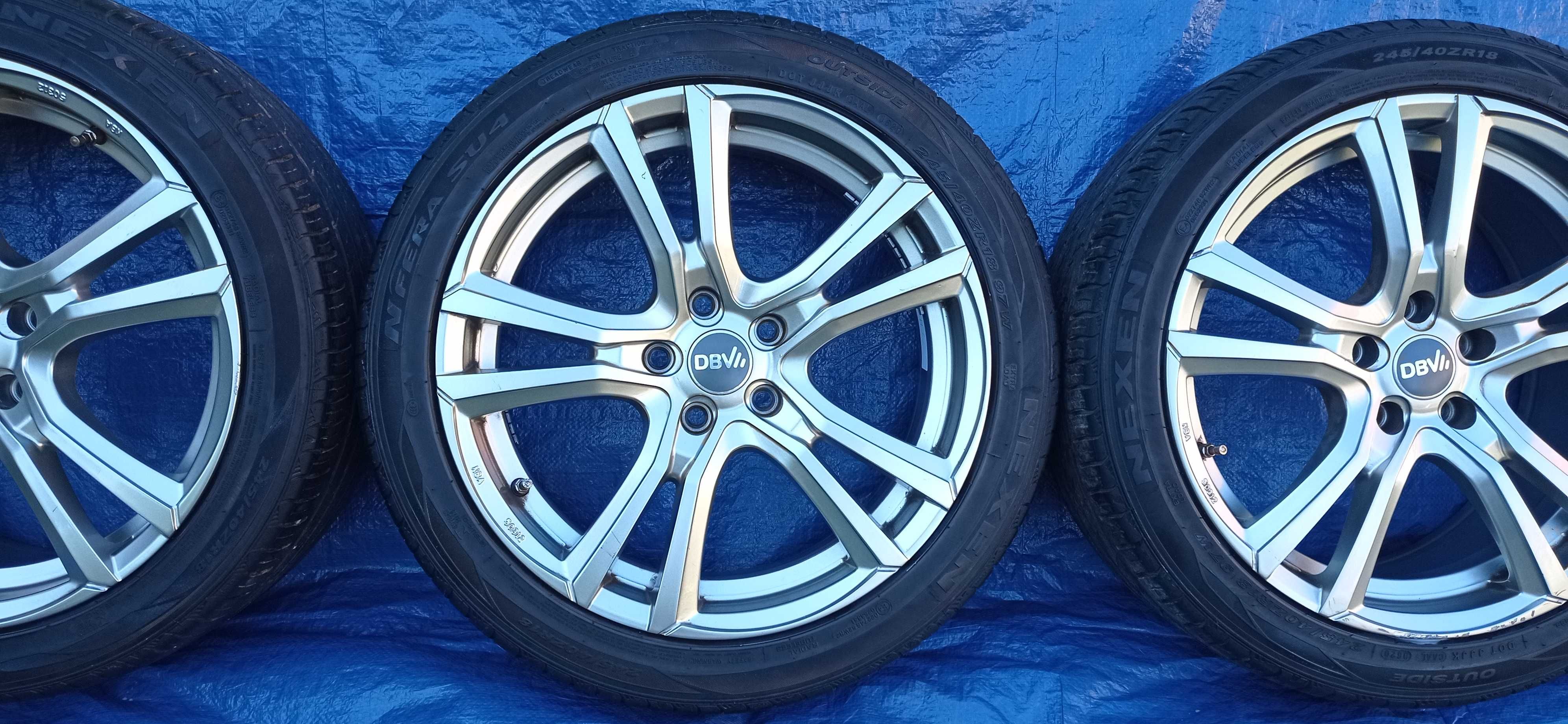 Felgi Koła Aluminiowe 245/40/R18 NEXEN 6.5mm 5x112 VW SKODA AUDI SEAT