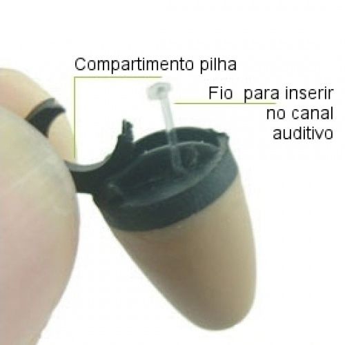 Auricular invisível sem fios exames, segurança, etc