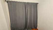 Cortinas cinza blackout IKEA