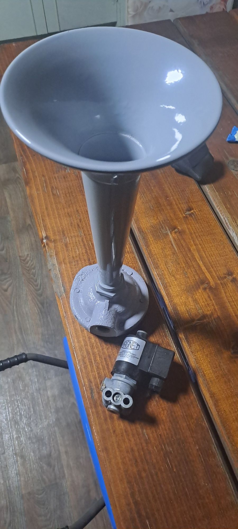 Syrena kolejowa Skn 370 nowa Darpol. Elektrozawór Magnet Skw 660