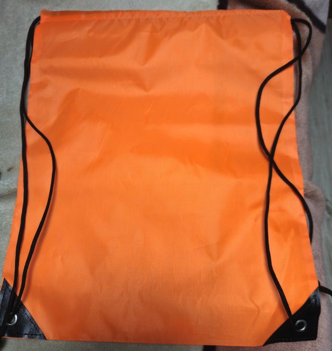 Pomarańczowy worek sportowy Torba plecak
