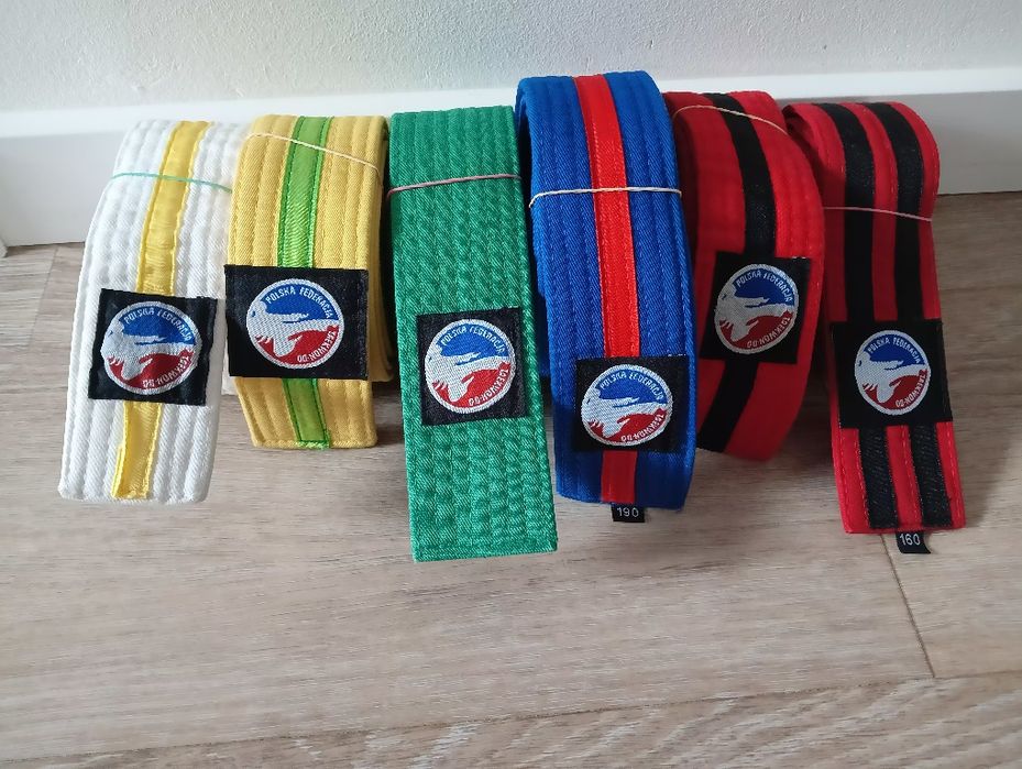 Pasy Taekwondo Polska Federacja.