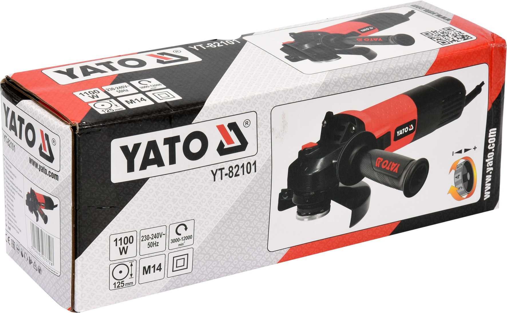 Szlifierka kątowa Yato 850 W 230 V tarcza 125 mm