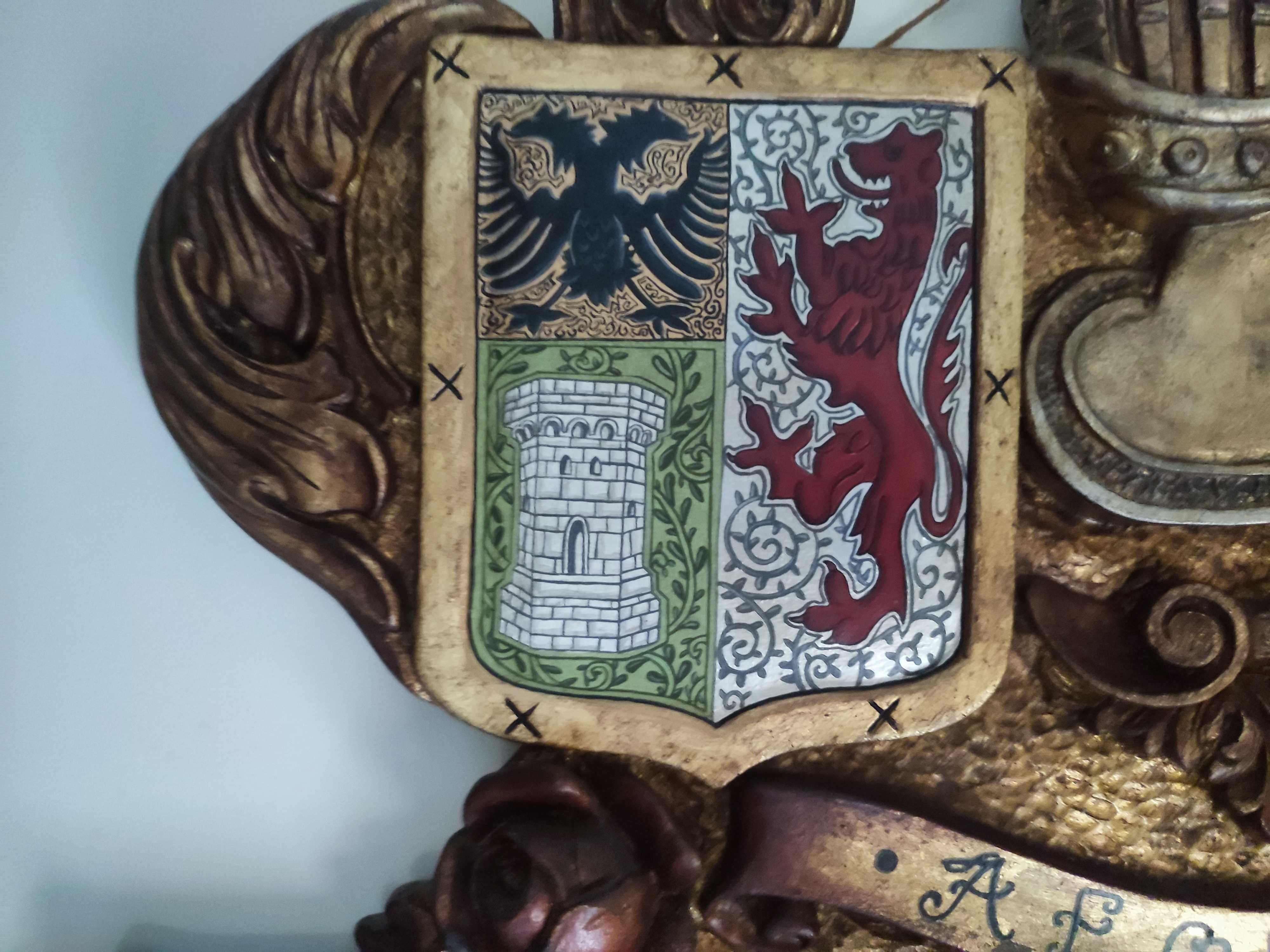 Brasão com emblema para parede