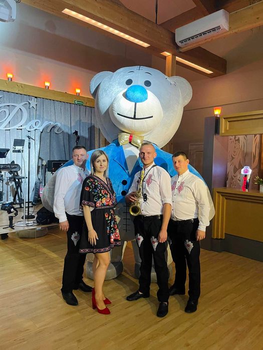 Dmuchane duże misie, atrakcja na wesele, piknik, festyn