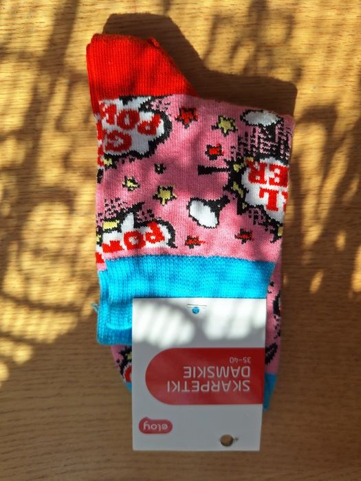Zestaw śmiesznych skarpetek Damskie na prezent  35-40   2 pary