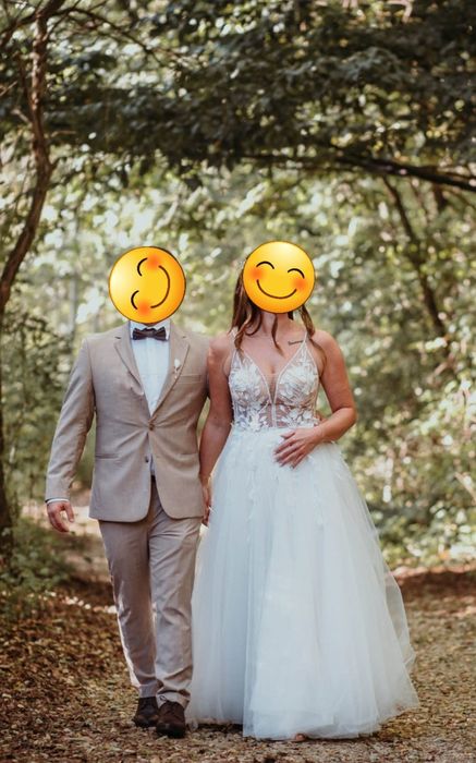 Suknia ślubna ivory rozmiar 38