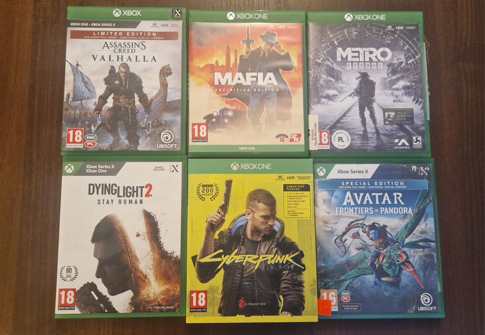 Xbox series X + 6 gier