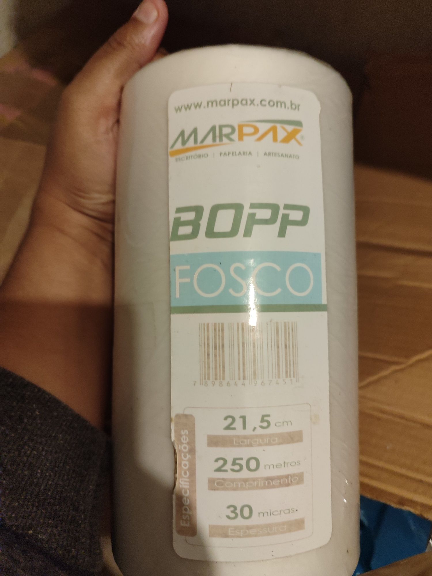 BOPP para encadernação