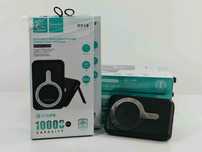 powerbank denmen pd+ magsafe 10000mah 15w bezprzewodowy czarny