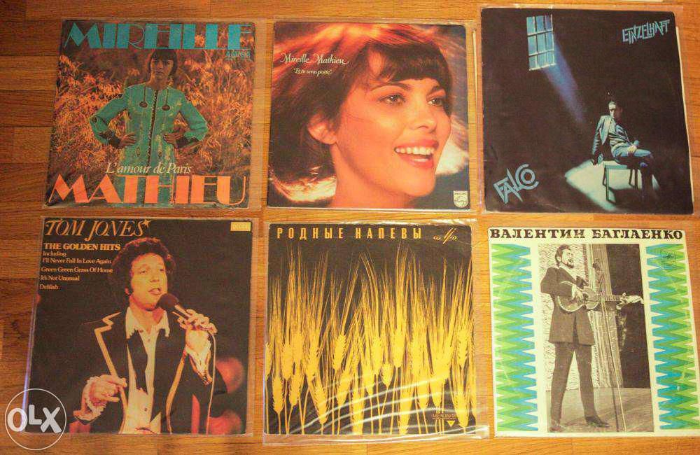 Discos Vinil - russos shirley bassey mireille mathieu - LPs