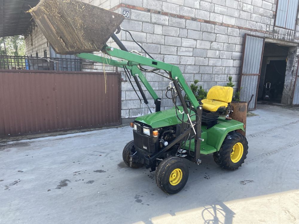 Traktorek  john deere 415/455 z turem miniladowarka