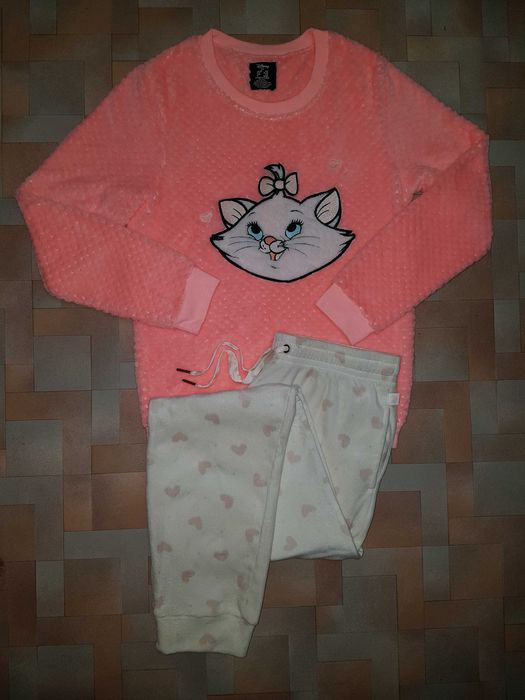 Мега теплый пушистый комплект Мари, пижама, плюш Disney XS-S р-р