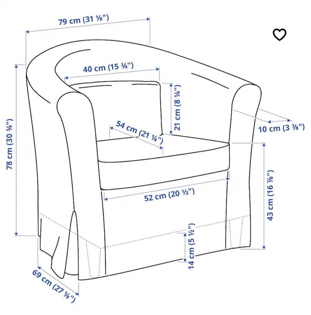 Poltrona modelo Tullsta do IKEA